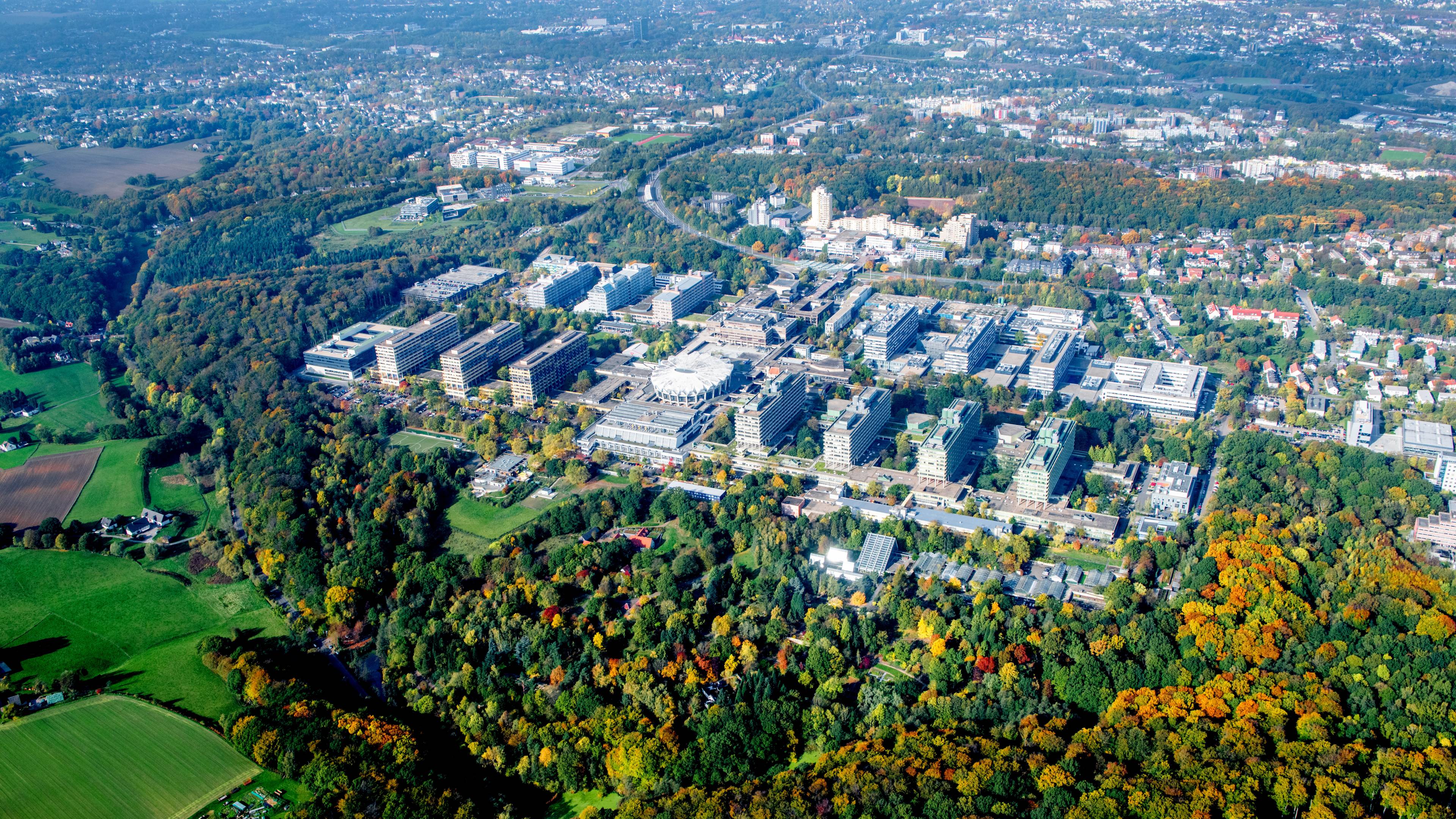 Ruhr University aerial view